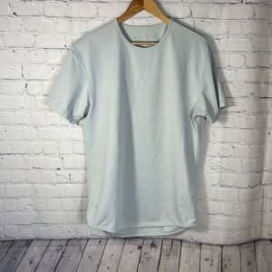 BYLT Premium Basics Drop Cut Short Sleeve Lux‎ size L Large Gray